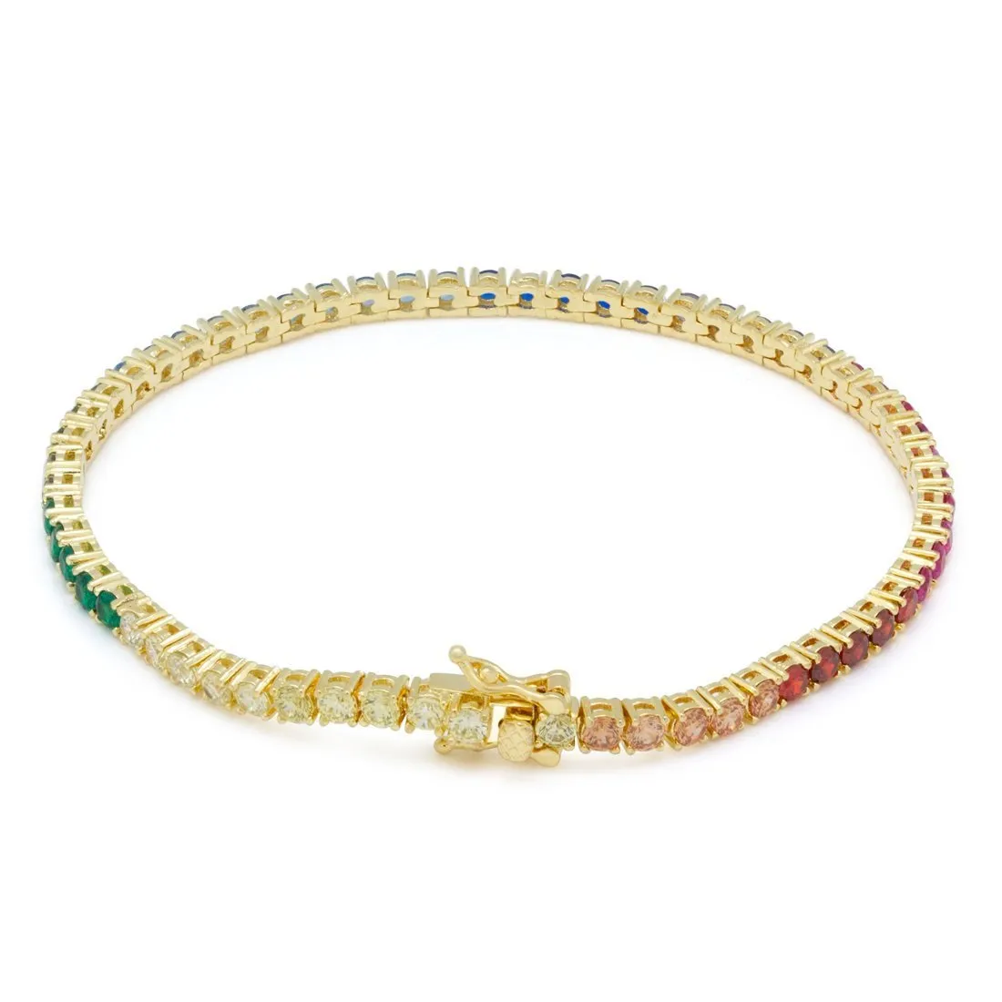 3mm Spectrum Tennis Bracelet