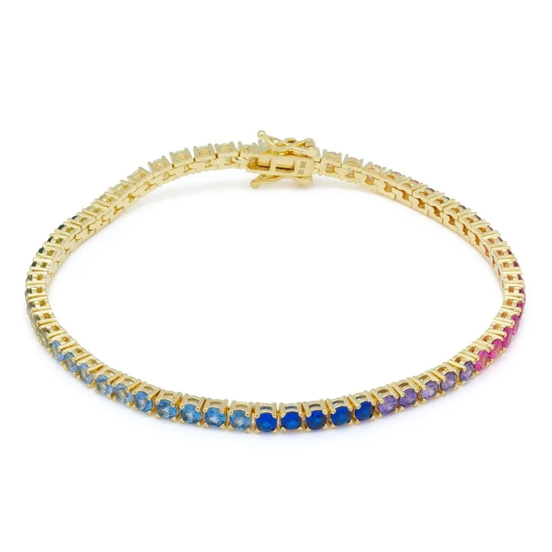 3mm Spectrum Tennis Bracelet