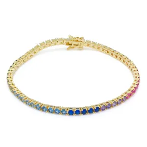 3mm Spectrum Tennis Bracelet