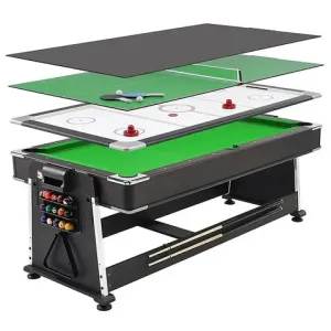 4-in-1 (Pool   Table Tennis   Air Hockey   Office Table)