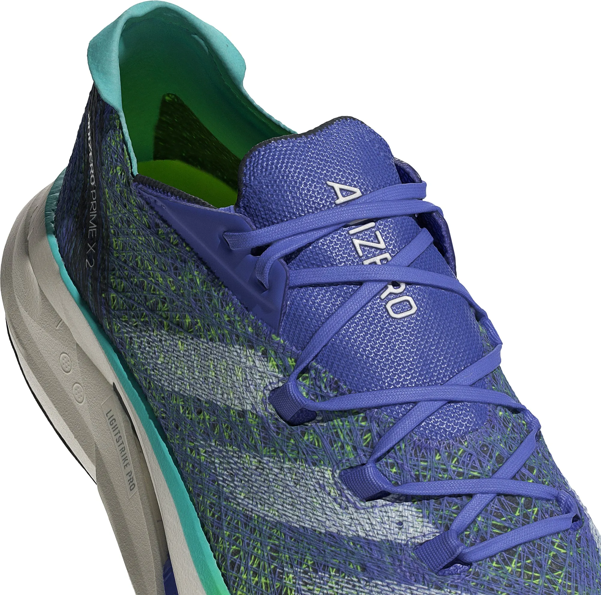 adidas Adizero Prime X 2.0 Strung Running Shoes - Blue