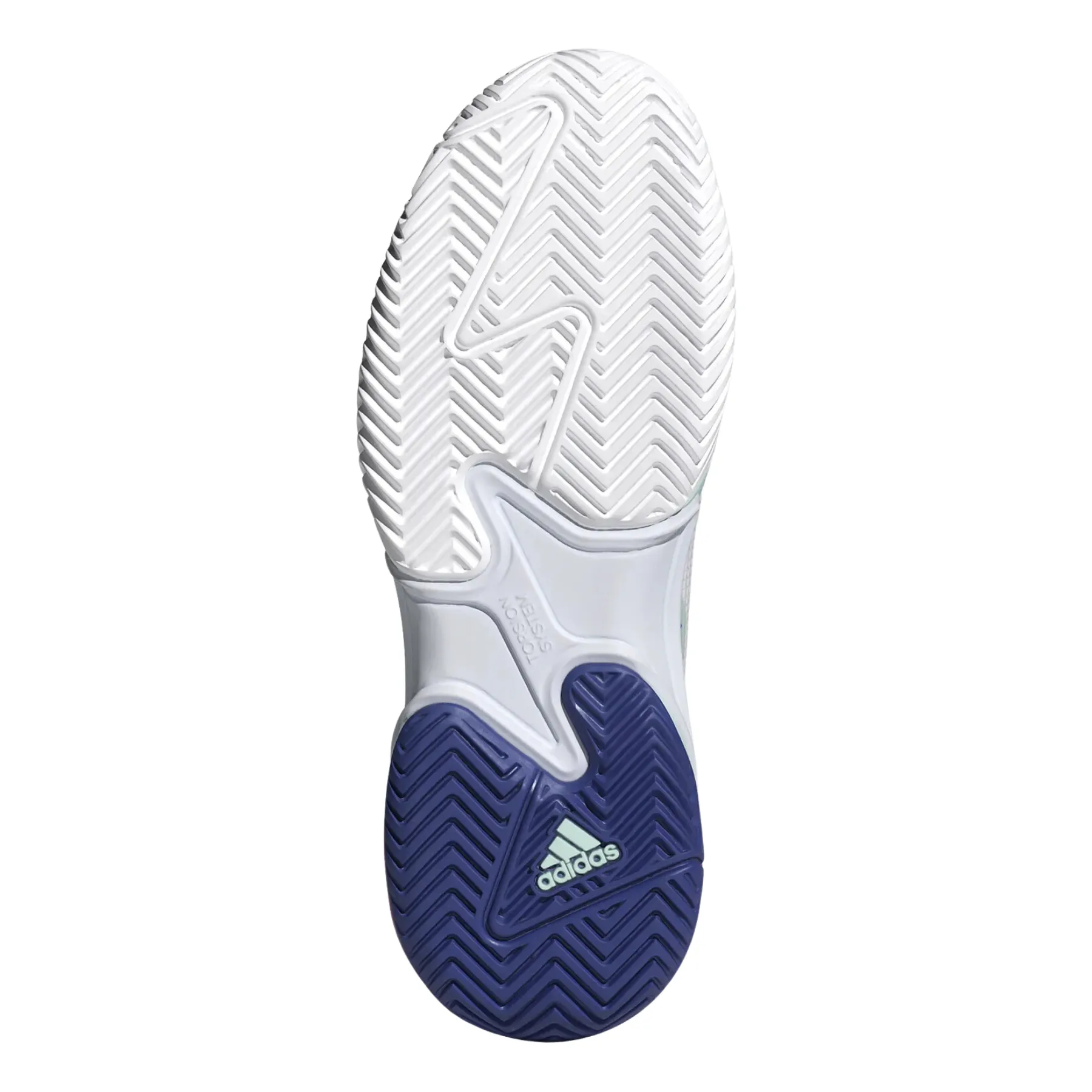 Adidas Barricade 13 Men Tennis Shoes - White/LUCBLU/SEFLAQ