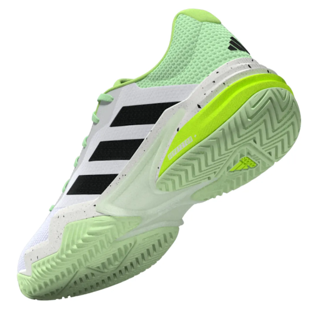 Adidas Barricade 13 Mens Tennis Shoes - White/Black/Green