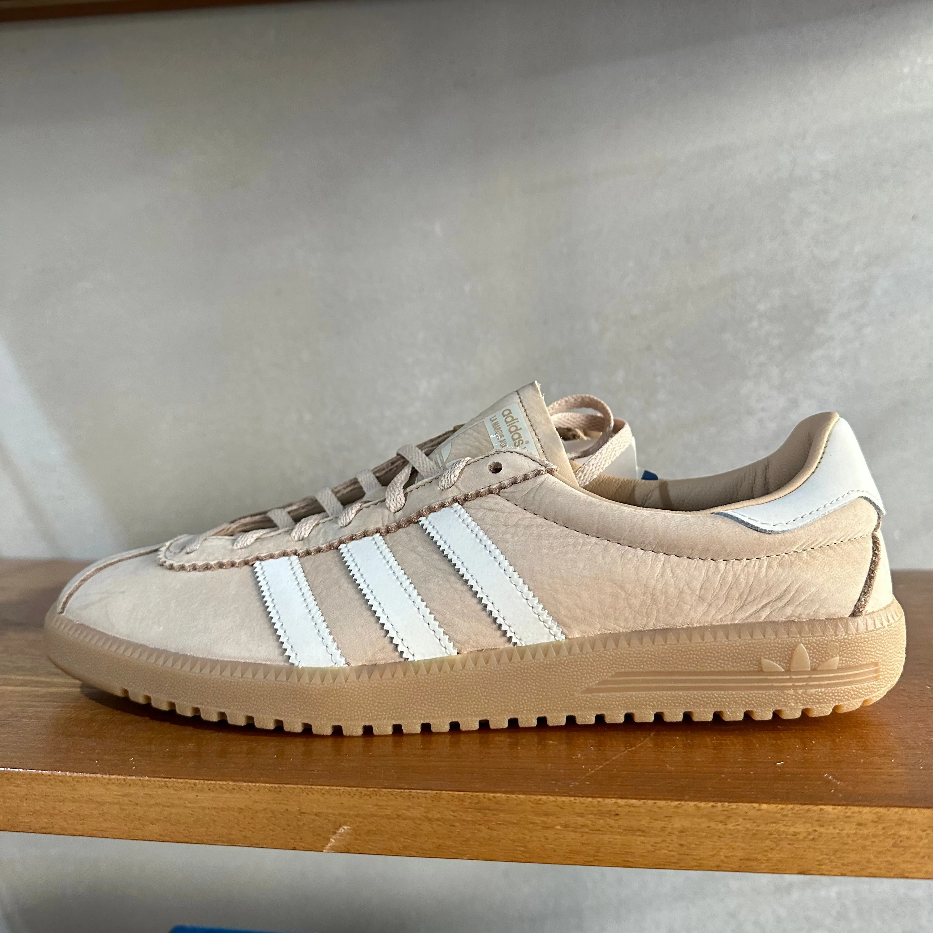 adidas Bermuda Trainers St Pale / Nude Gum - UK 9.5