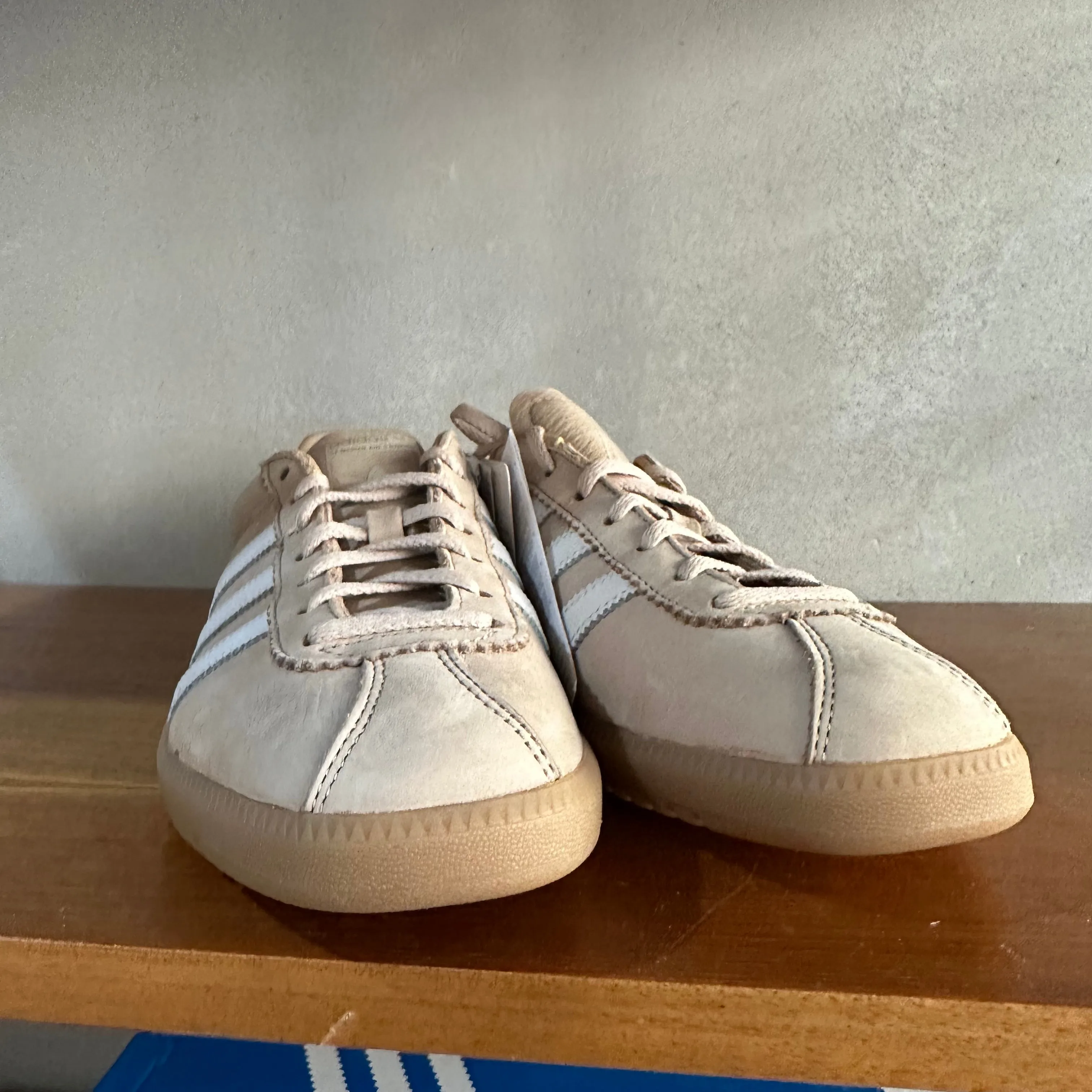 adidas Bermuda Trainers St Pale / Nude Gum - UK 9.5