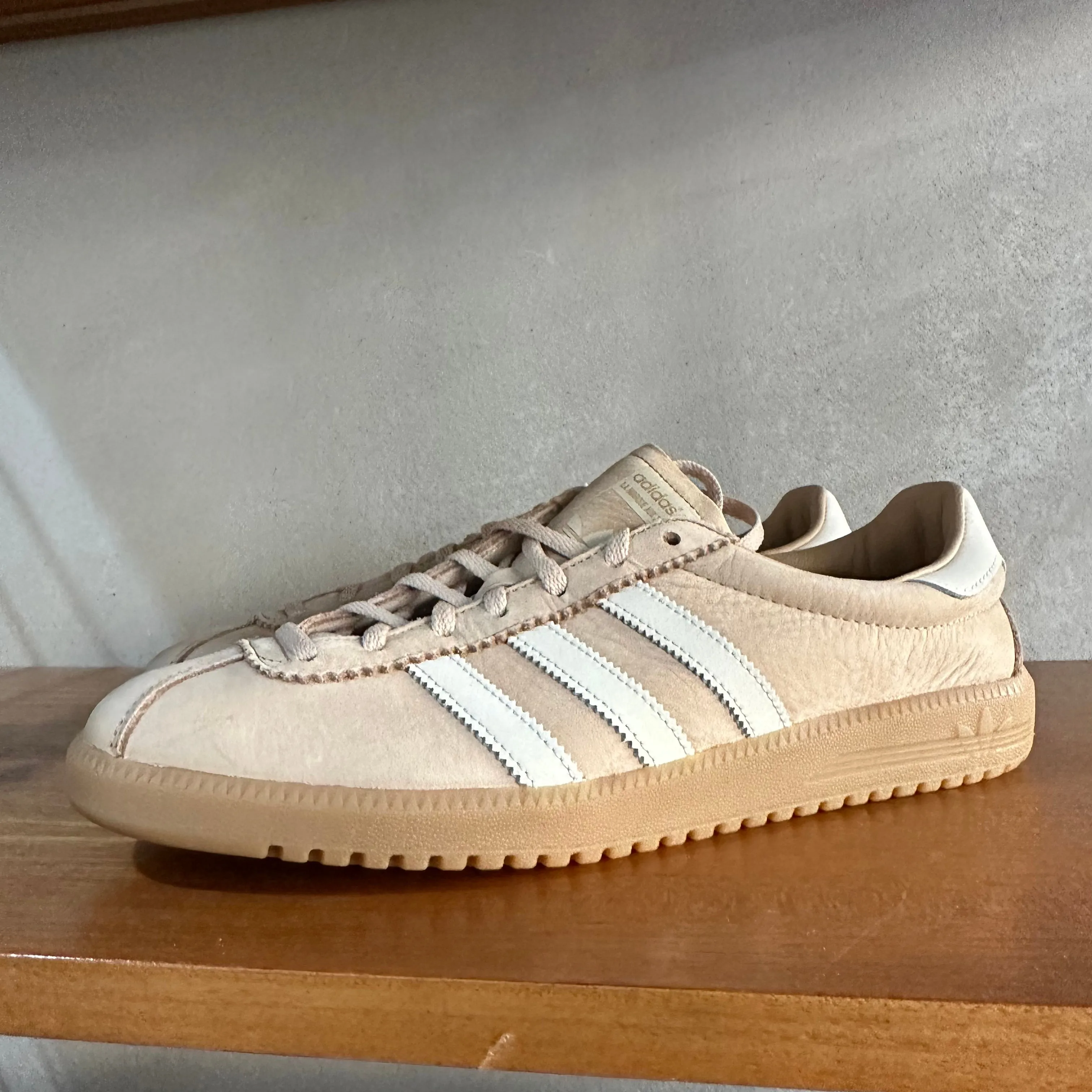 adidas Bermuda Trainers St Pale / Nude Gum - UK 9.5