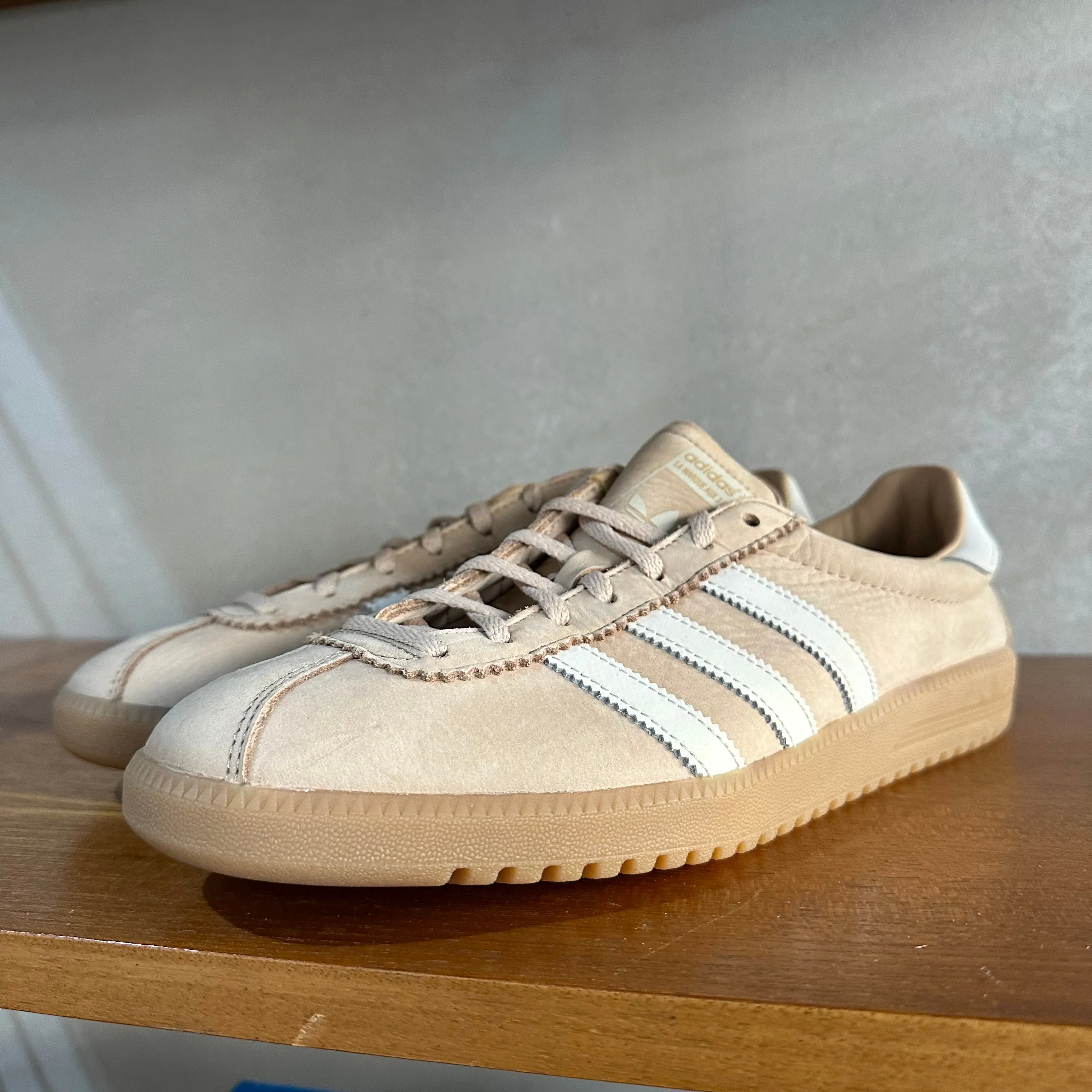 adidas Bermuda Trainers St Pale / Nude Gum - UK 9.5