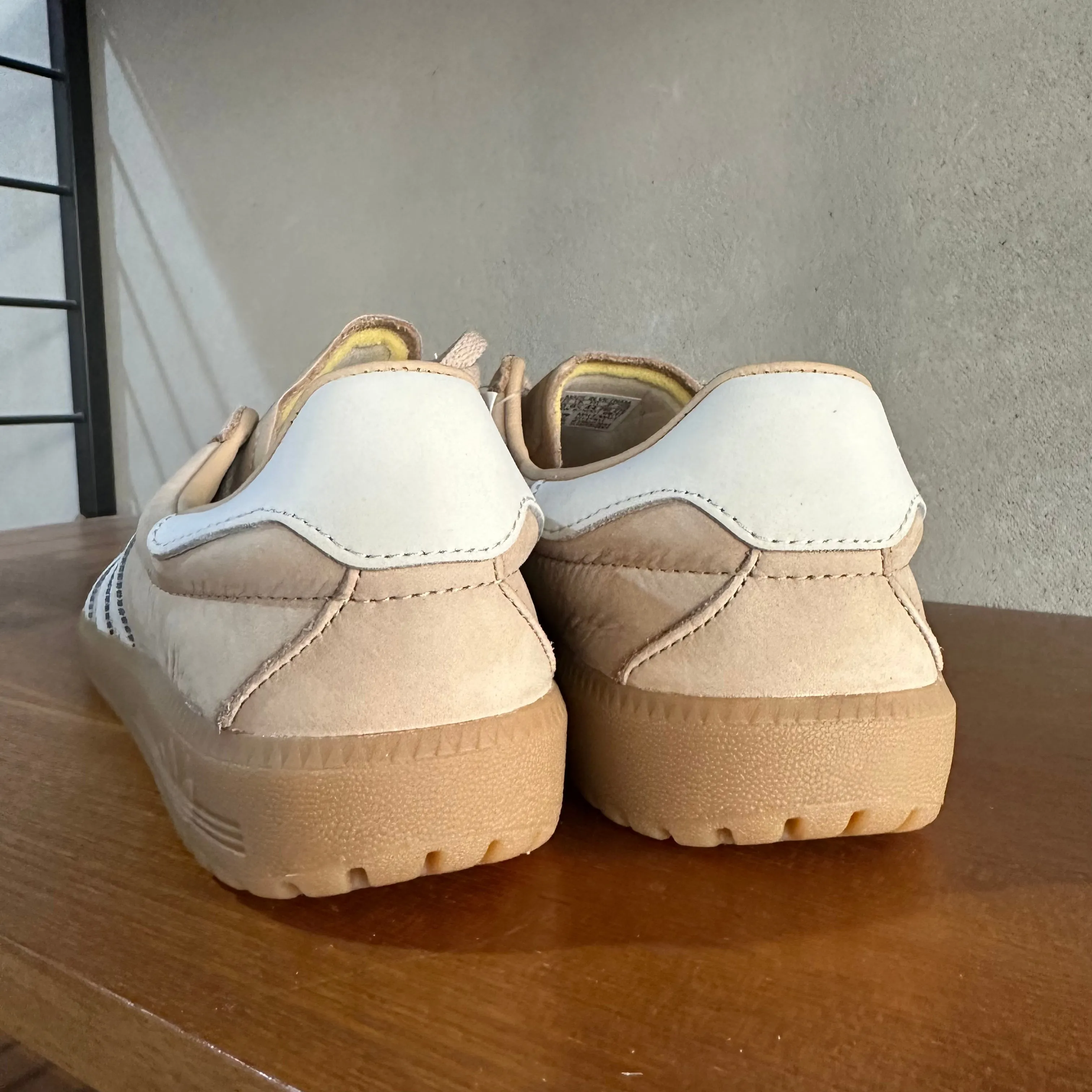 adidas Bermuda Trainers St Pale / Nude Gum - UK 9.5