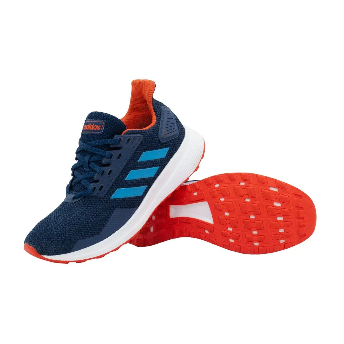 Adidas Duramo 9 Running Sport Shoes Fabric Blue Colour For Women