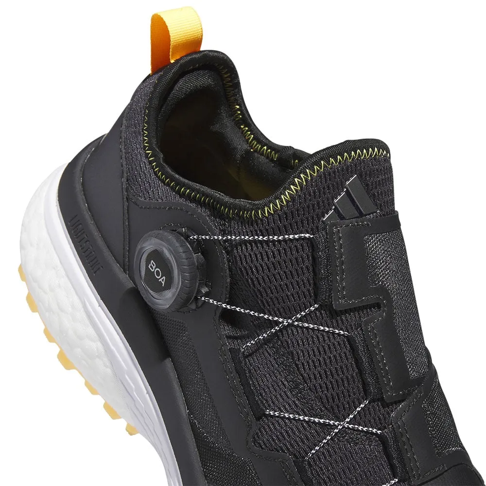 adidas Solarmotion Spikeless Waterproof BOA Shoes - Core Black/Dark Silver Metallic/Solar Gold