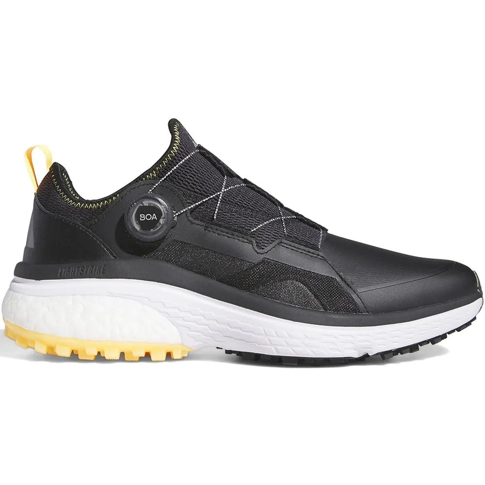 adidas Solarmotion Spikeless Waterproof BOA Shoes - Core Black/Dark Silver Metallic/Solar Gold