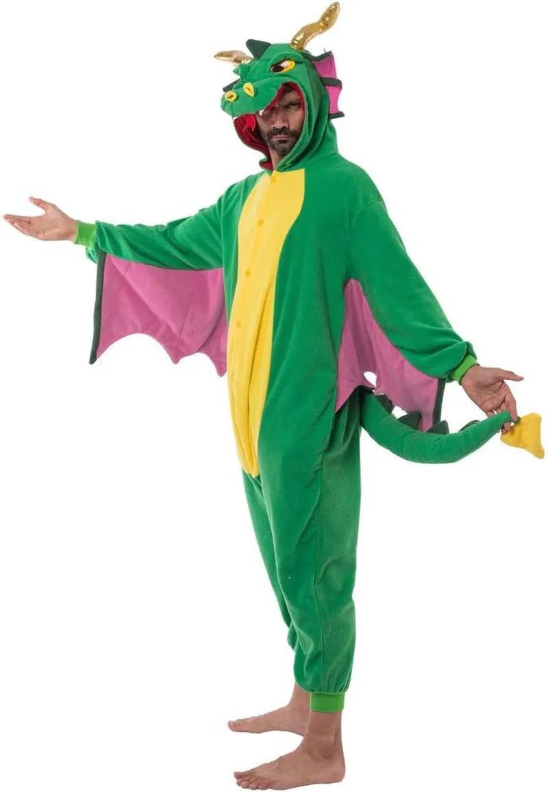 Adult Dragon Pajama Halloween Costume