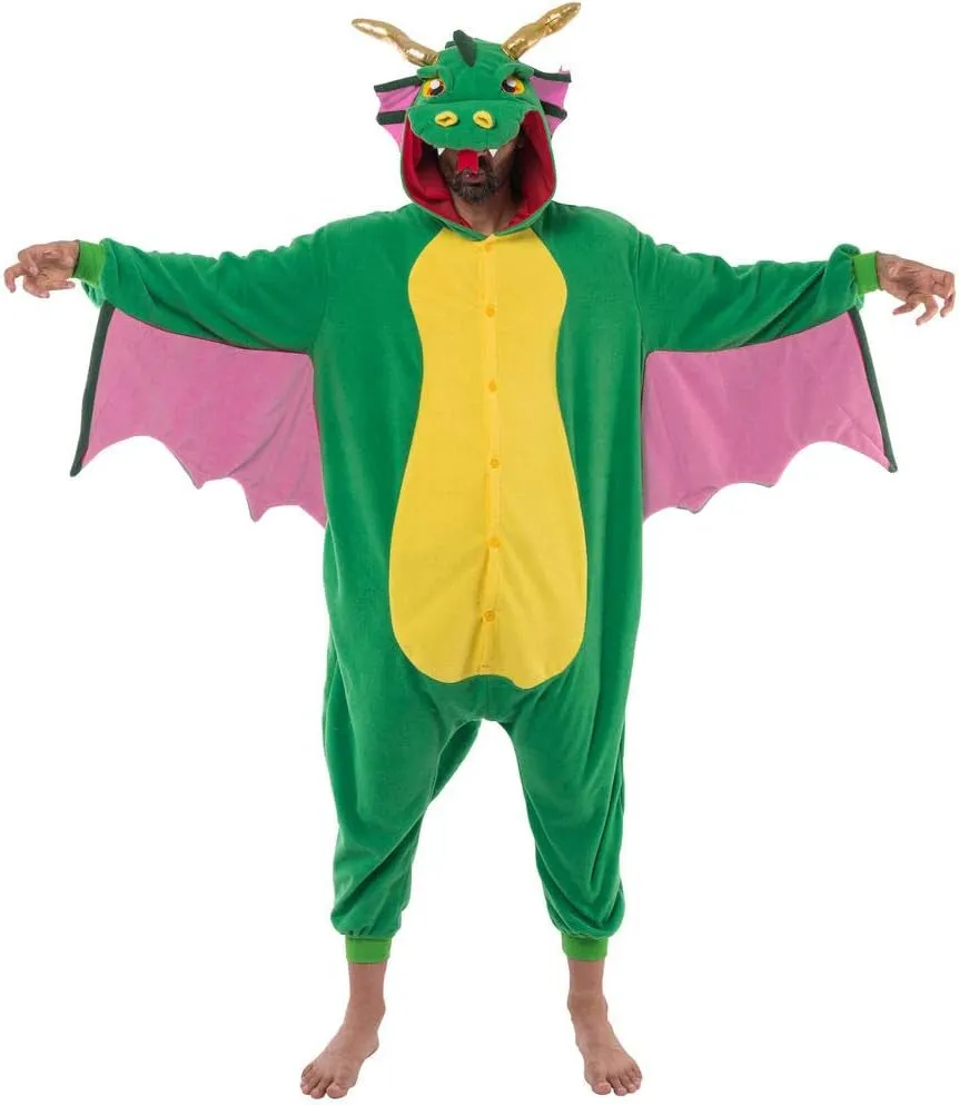 Adult Dragon Pajama Halloween Costume