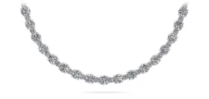 Affectionately Yours Diamond Tennis Lab-Grown Diamond Necklace with 14.91 ct.(finished) 2mm, 3.6mm