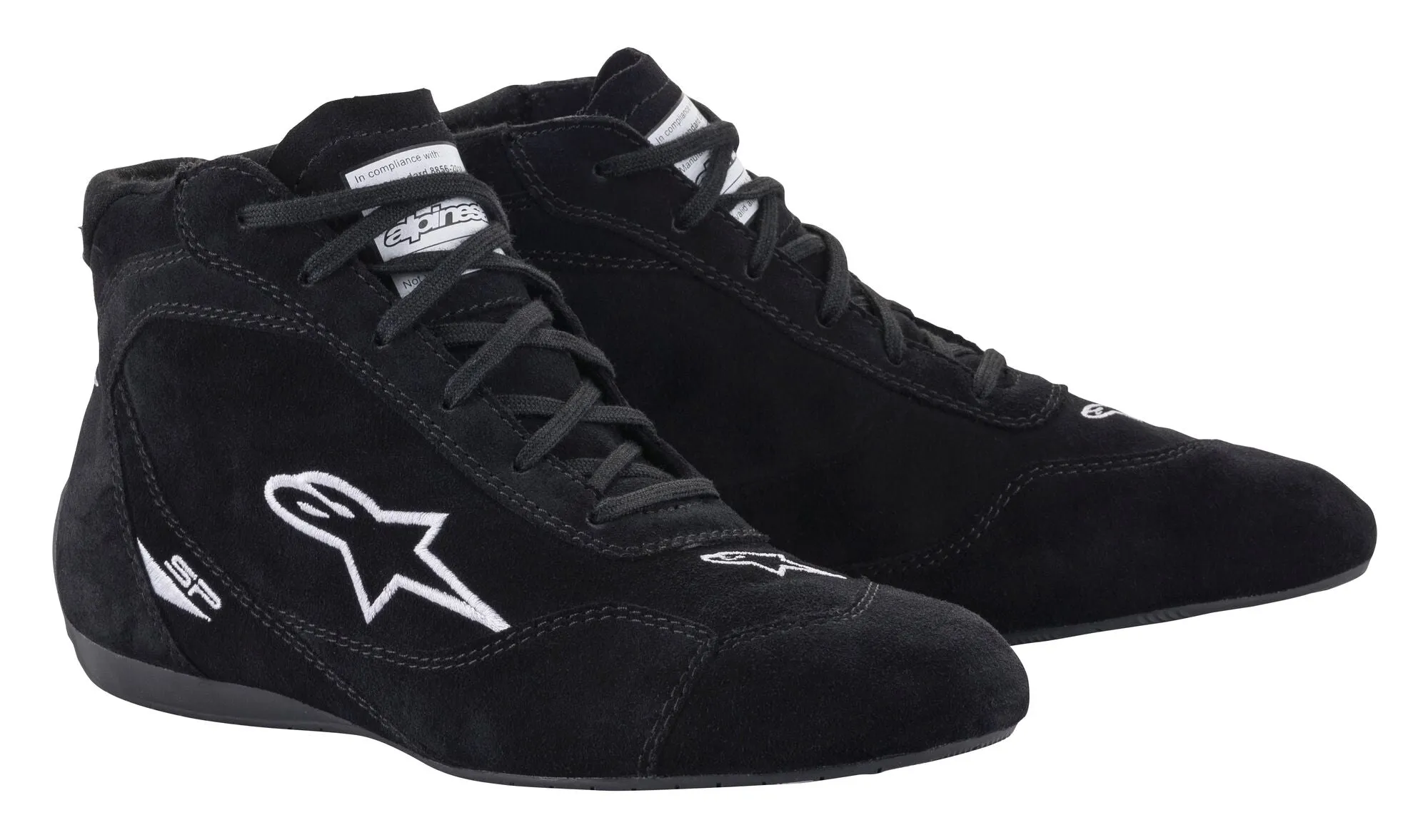 ALPINESTARS 2710521_10_12 Racing shoes SP v2, FIA 8856-2018, black, Size 45,5