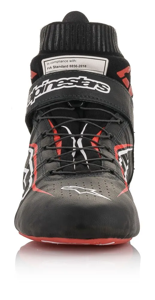 ALPINESTARS 2715020_123_11 TECH 1Z v2 Race shoes, FIA 8856-2018, black/white/red, size 44 (11)