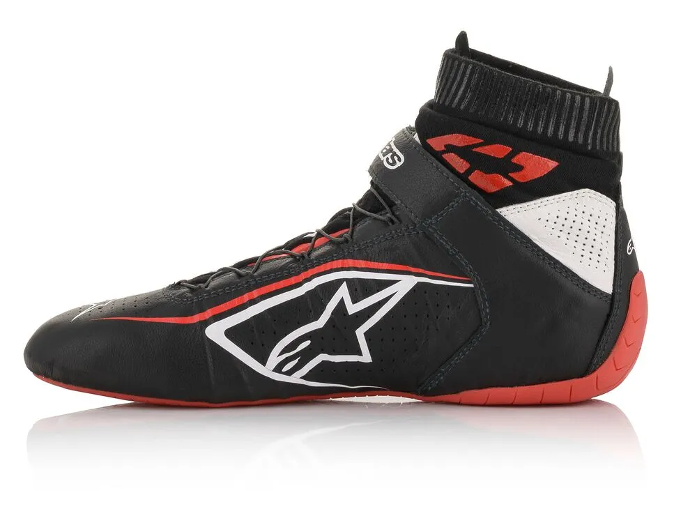 ALPINESTARS 2715020_123_11 TECH 1Z v2 Race shoes, FIA 8856-2018, black/white/red, size 44 (11)