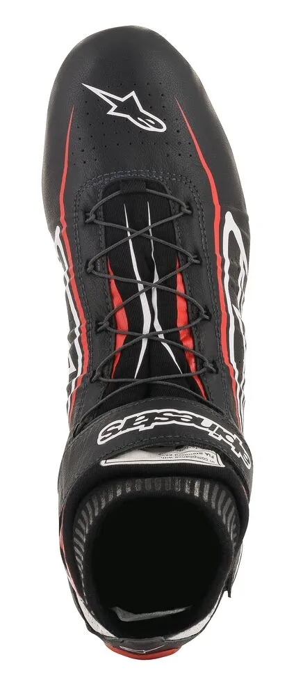 ALPINESTARS 2715020_123_11 TECH 1Z v2 Race shoes, FIA 8856-2018, black/white/red, size 44 (11)