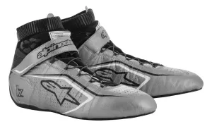 ALPINESTARS 2715020_1912_10,5 TECH 1Z v2 Race shoes, FIA 8856-2018, silver/black/white, size 43,5 (10,5)