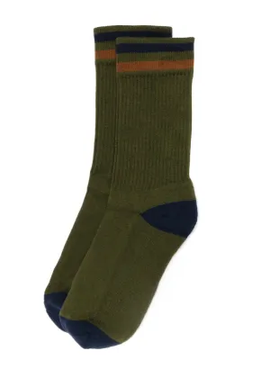 American Trench kennedy lux athletic socks Olive