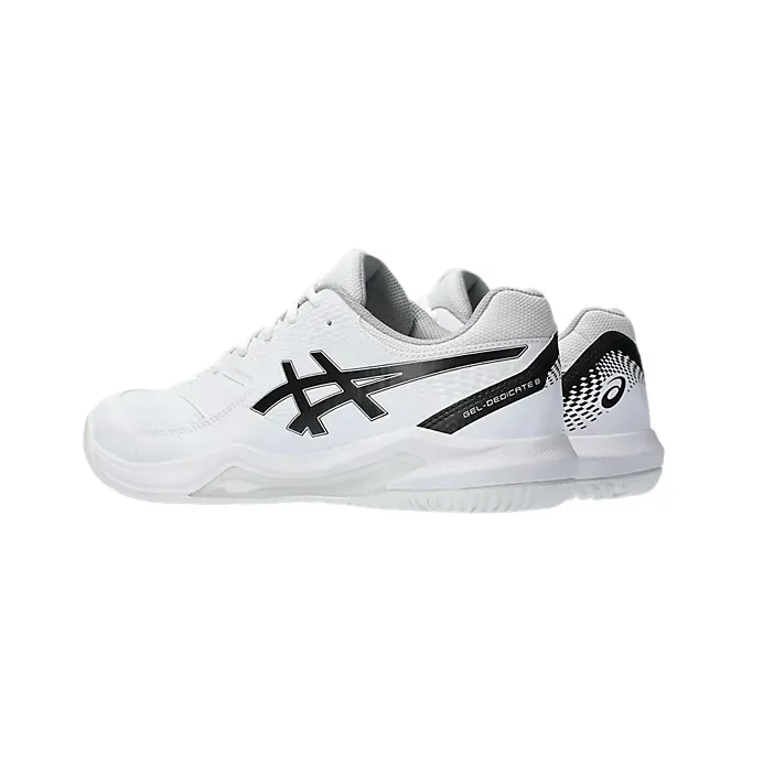 Asics scarpa da tennis da uomo Gel Decade 8 1041A408-101 bianco-nero