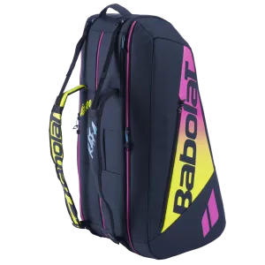 Babolat Pure Aero Rafa Origin 12-Pack Bag (Blue/Yellow/Pink)