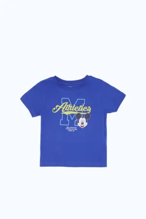 Baby Boys Blue Athletic Mickey Mouse T-Shirt