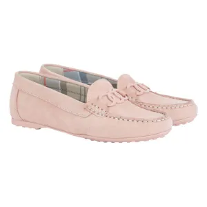 Barbour Astrid Ladies Nubuck Driving Shoe - Blush