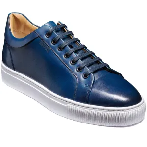 BARKER Sam Sneakers - Mens - Navy Hand Painted