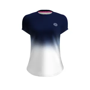 Bidi Badu Crew Gradiant Tee (Women's) - Dark Blue/White