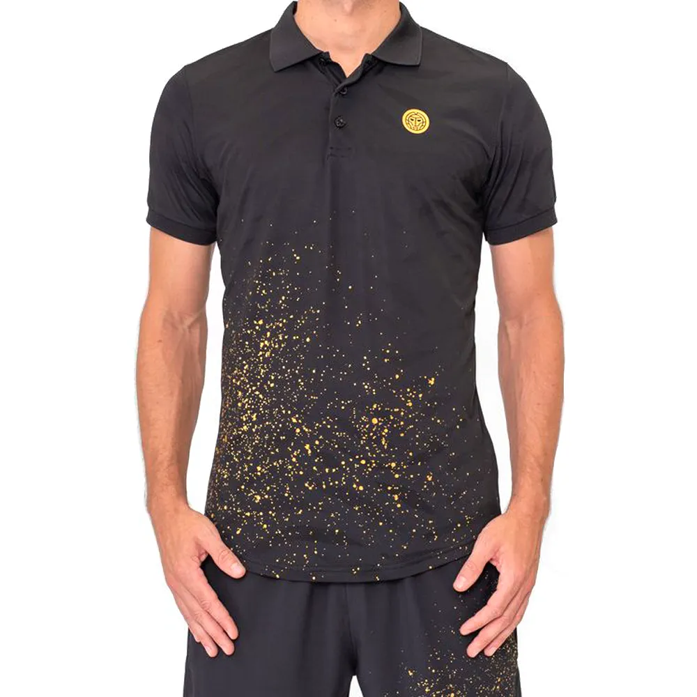 Bidi Badu Paris 2024 Polo (Men's) - Black/Gold