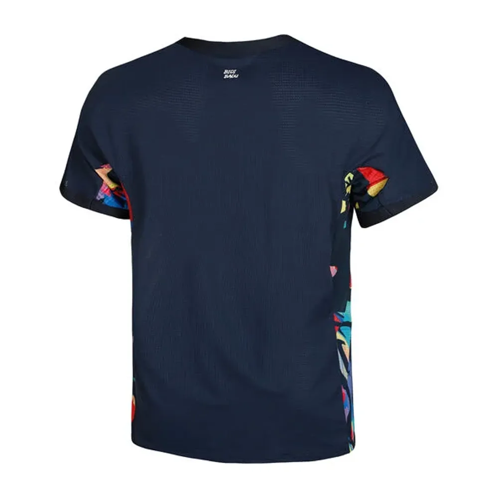 Bidi Badu Wild Arts V-Neck Tee (Boy's) - Dark Blue/Red/Mixed