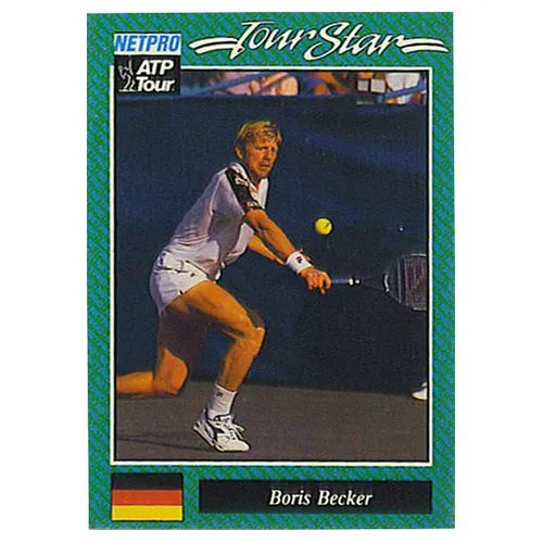 Boris Becker Prototype Card  1992