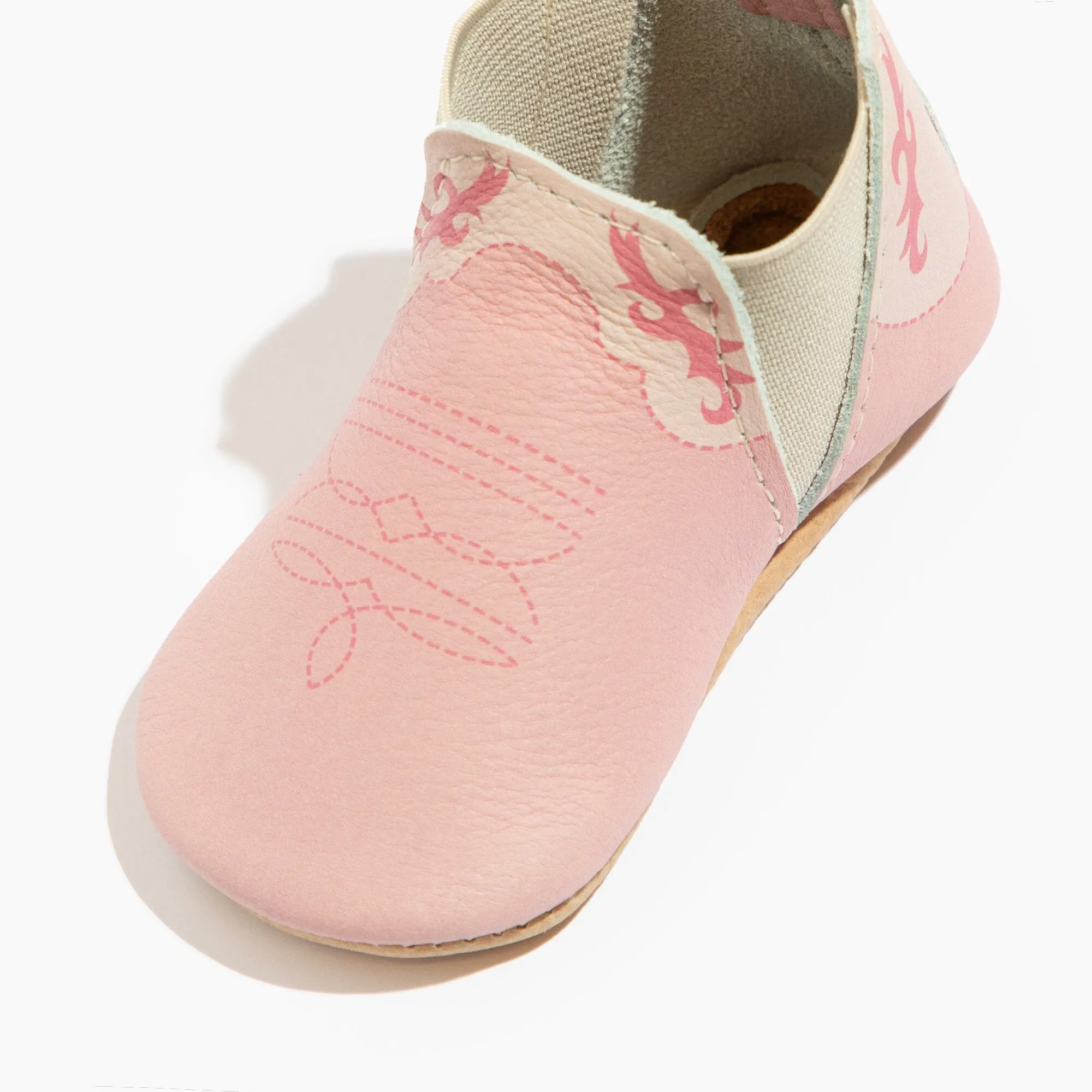 Bubblegum Cowboy Chelsea Boot Baby Shoe