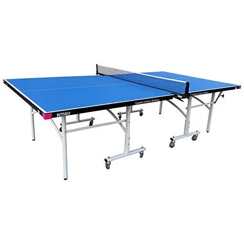 Butterfly Easifold Indoor/Outdoor Rollaway Table Tennis Table - Melamine top