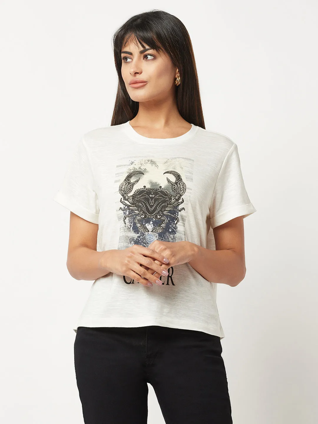 Cancer Zodiac Sign T-shirt