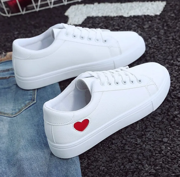 CANVAS HEART SHOES - Women's shoes