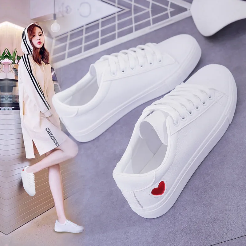 CANVAS HEART SHOES - Women's shoes