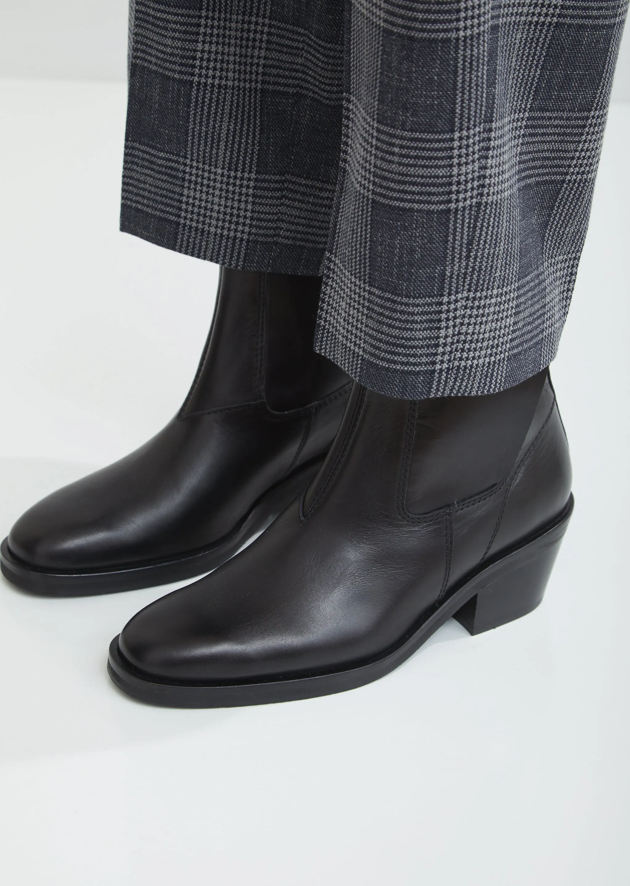 Classic Leather Ankle Boots