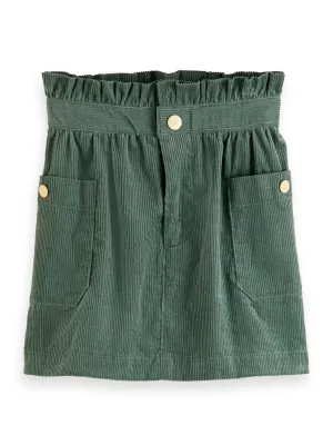 Corduroy Mini Skirt