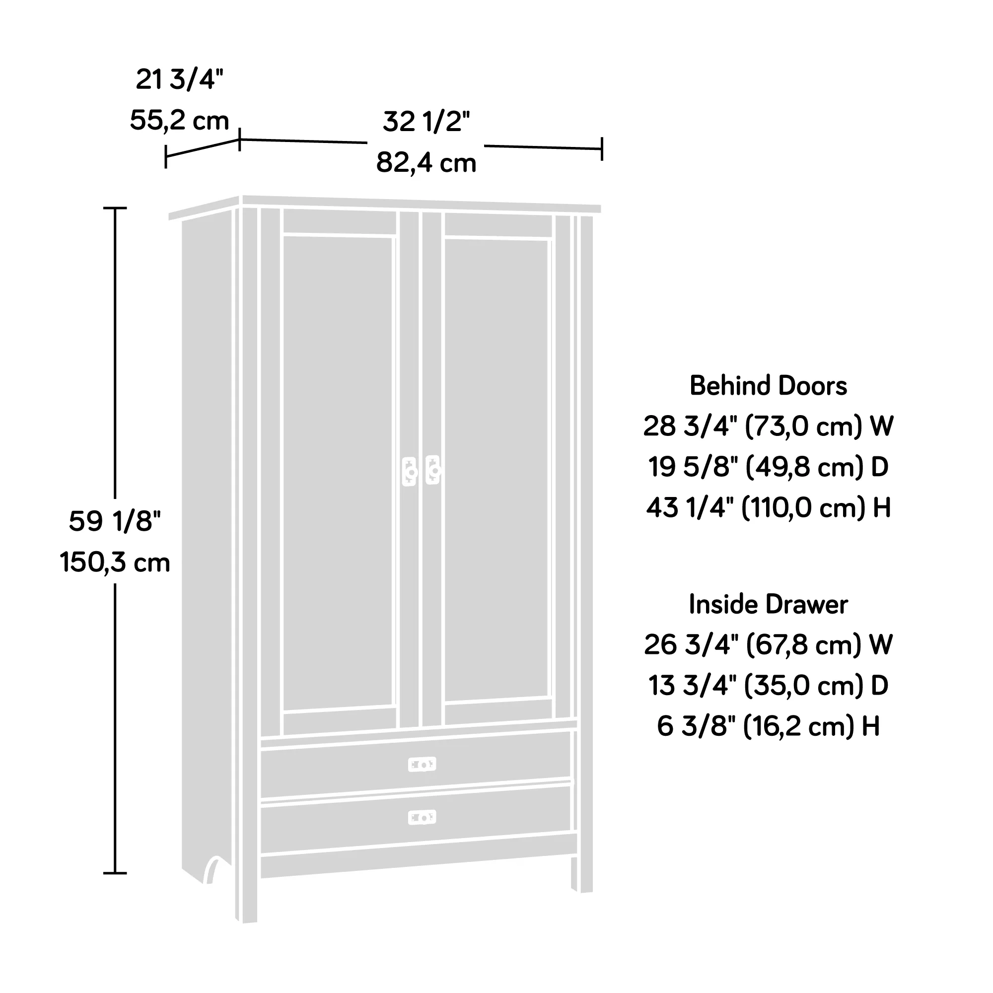 Cottage Road Armoire Myo