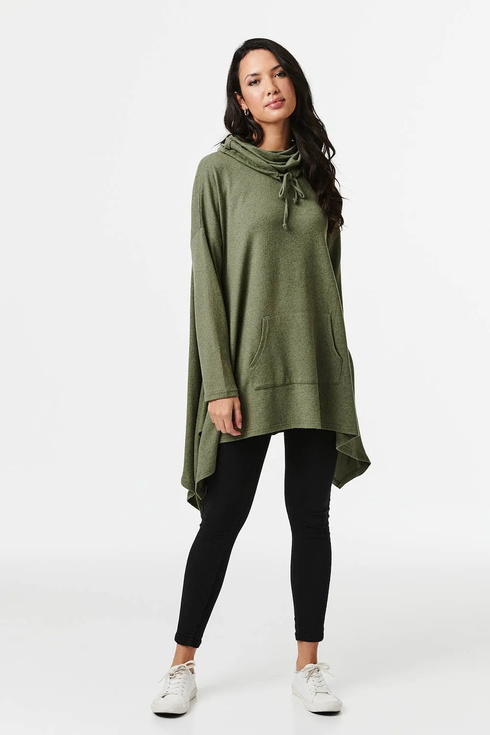 Cowl Neck Oversized Jumper