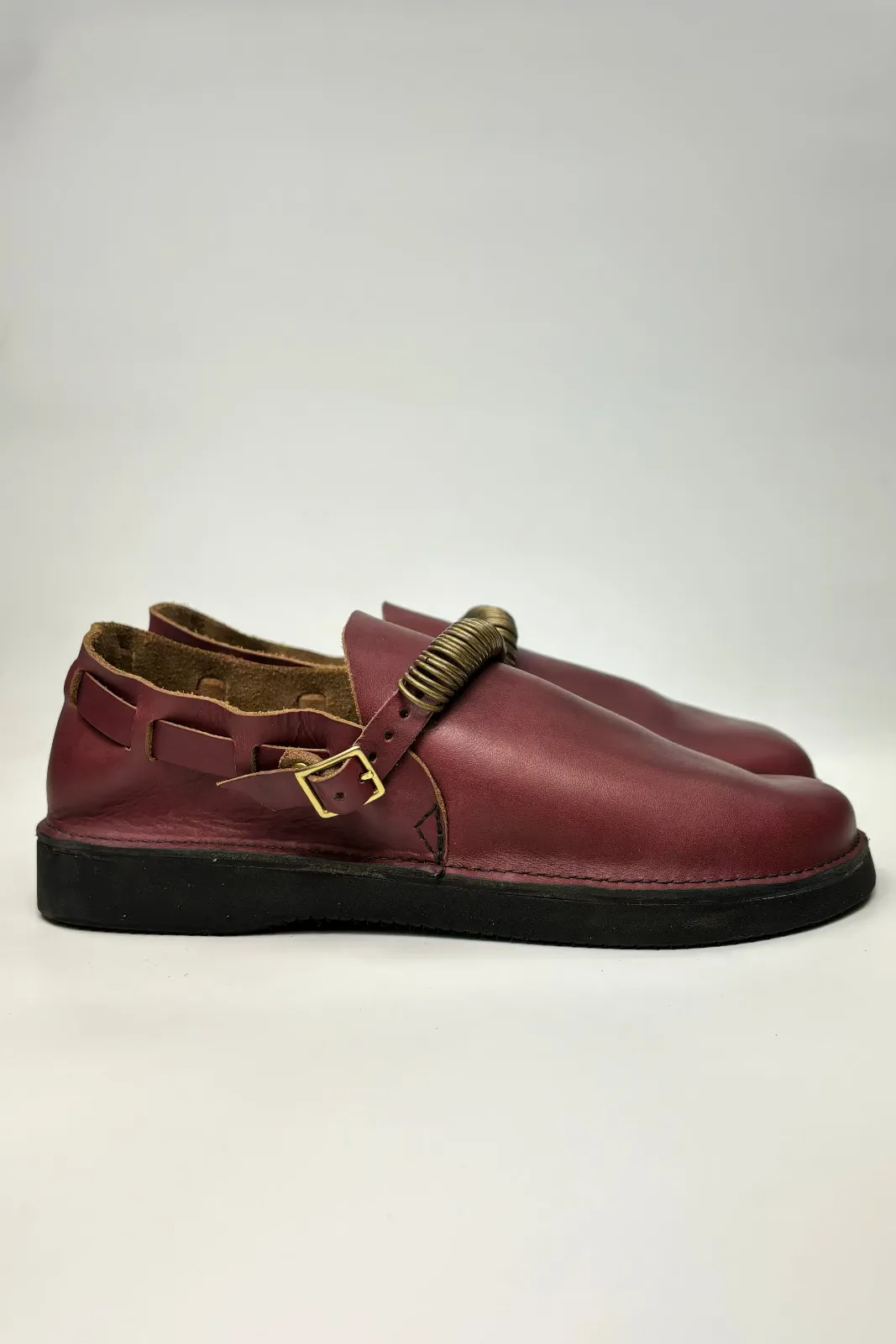 Custom Middle English Shoe Oxblood