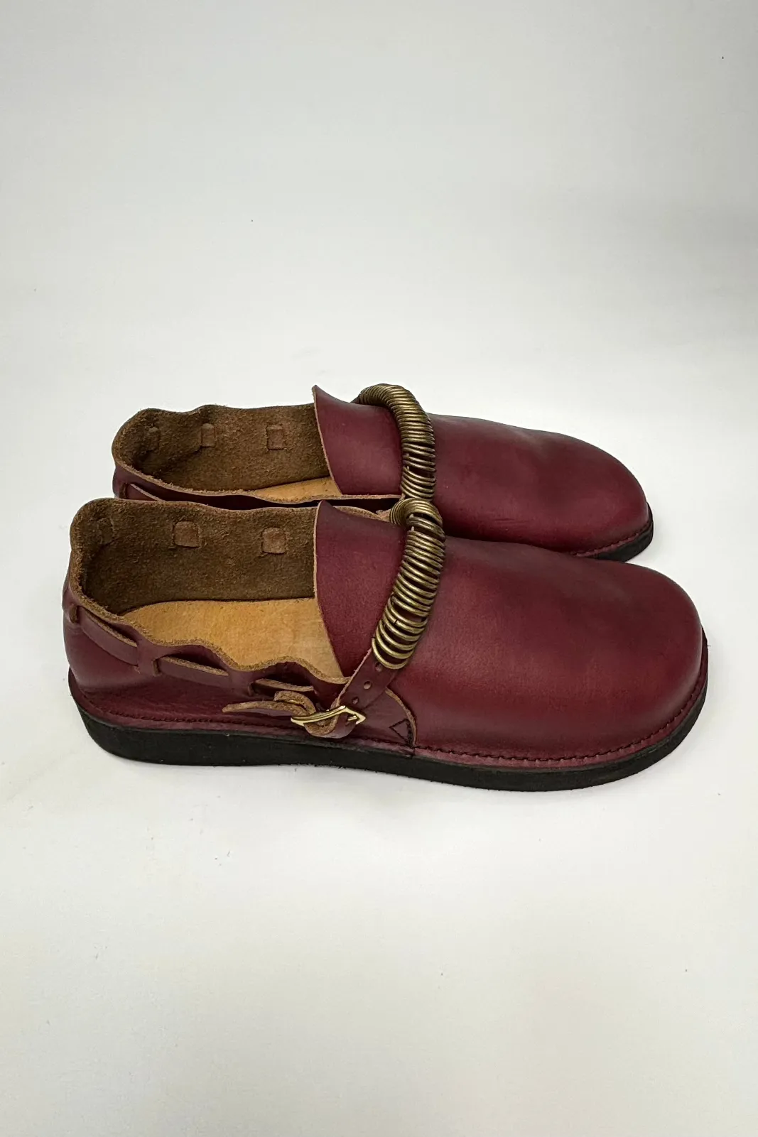 Custom Middle English Shoe Oxblood