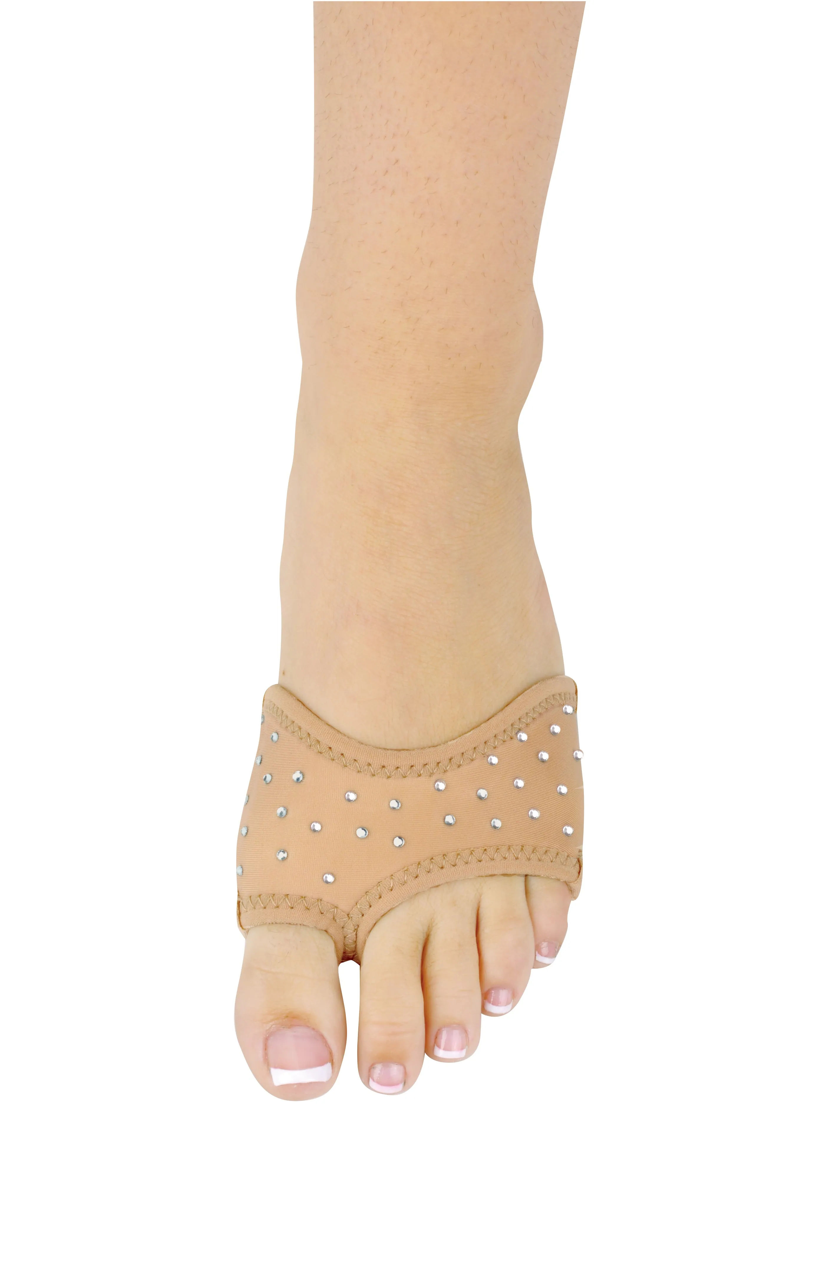 Danshuz Neoprene Half Sole Shoe Solid Colors with Rhinestones