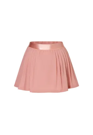 Eros Water- and Wind Resistant Pleated Above-the-Knee Skirt