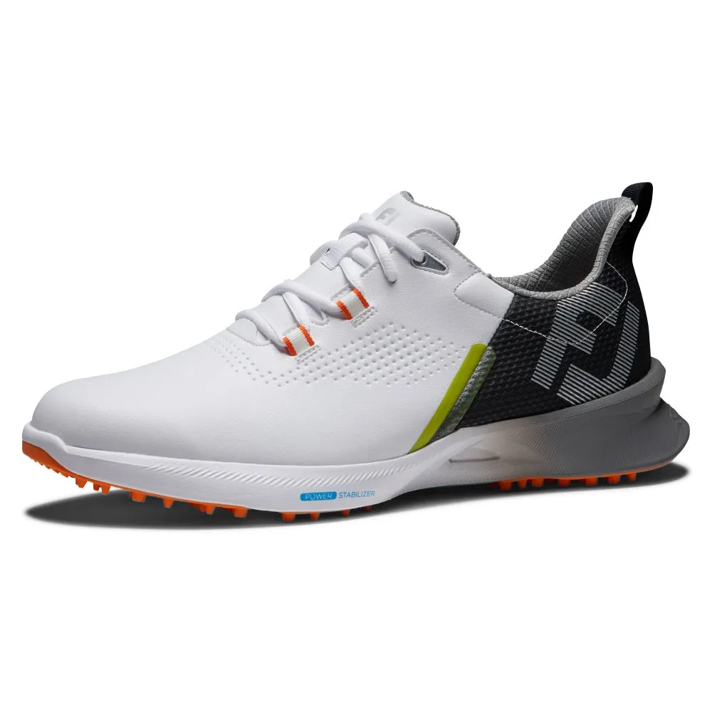 FootJoy Fuel Mens Golf Shoes White/Orange/Black 55443 (Previous Season Style)