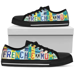 Frenchie Bulldog Mom Low Top Shoes