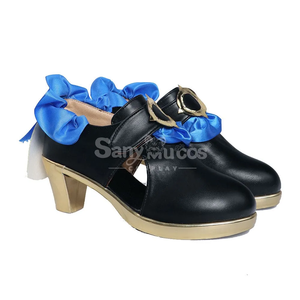 Game Genshin Impact Cosplay Bamboo Rain Xingqiu Cosplay Shoes