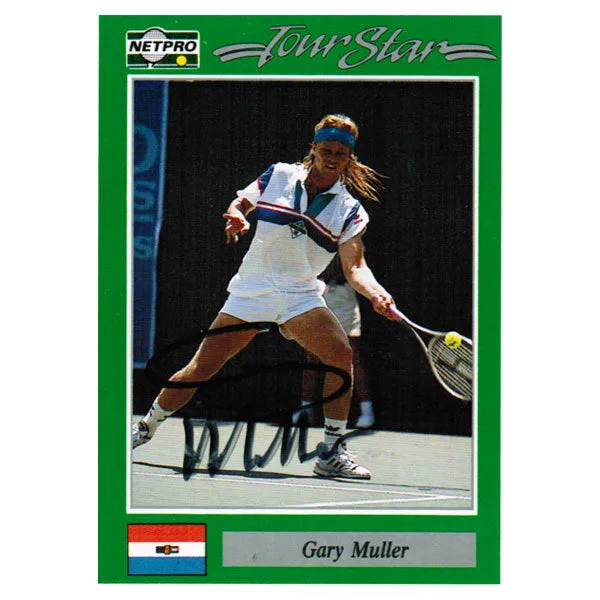 Gary Muller Signed  Men`s Card